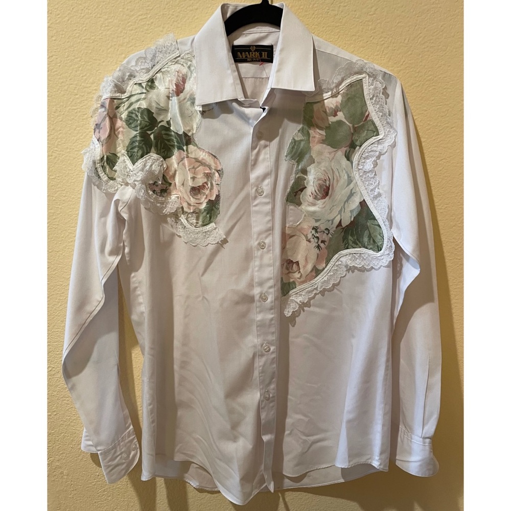 Vintage Mark II floral button down